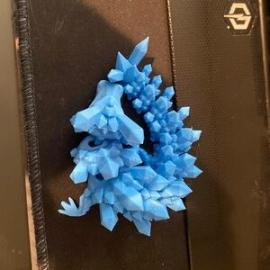 3D printed crystal dragon